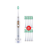 海尔(Haier)电动牙刷DY-06成人充电牙刷声波自动软毛牙刷防水美白 玫瑰金