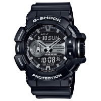 卡西欧(CASIO)手表 G-SHOCK系列 日韩品牌通用时尚运动休闲防水石英表男GA-400GB-1A