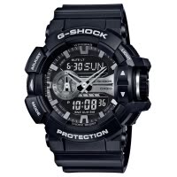 卡西欧(CASIO)手表 G-SHOCK系列 日韩品牌通用时尚运动休闲防水石英表男GA-400GB-1A