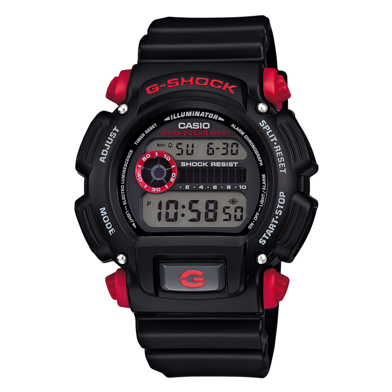 卡西欧(CASIO)手表G-SHOCK系列休闲户外运动防水石英男表DW-9052-1C4