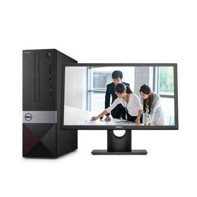戴尔(DELL)成就Vostro 3267-R1308 台式电脑整机+19.5显示器(i3 4G 500G WIFI)