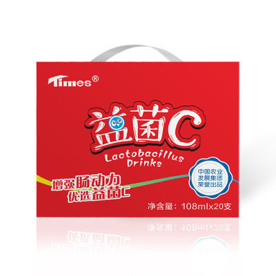 时代 Times儿童 益菌C乳酸菌 108ml*20 礼盒装