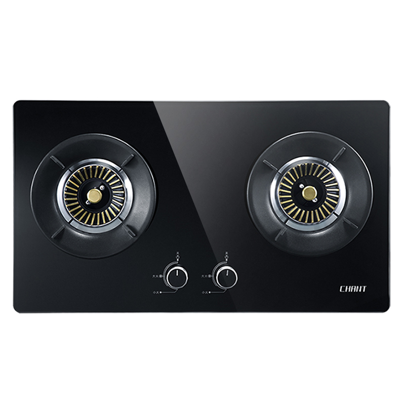 创尔特(Chant)N12 嵌入式煤气灶液化气天然气灶大火燃气灶 一级能效双头灶