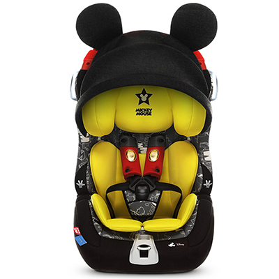 感恩儿童安全座椅米奇定制款9个月-12岁ISOFIX硬接口汽车用