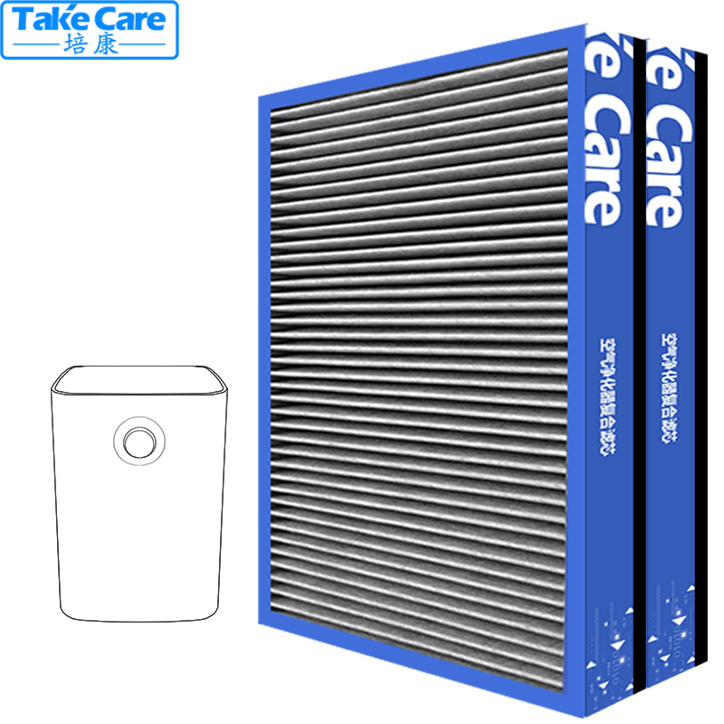 培康(Take Care)适配飞利浦空气净化器复合滤网滤芯配件 适用AC6606 6608 Ph系6608精品体验装