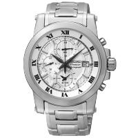 精工(SEIKO)手表 Premier系列商务休闲日历显示功能计时男表SNAF29J1