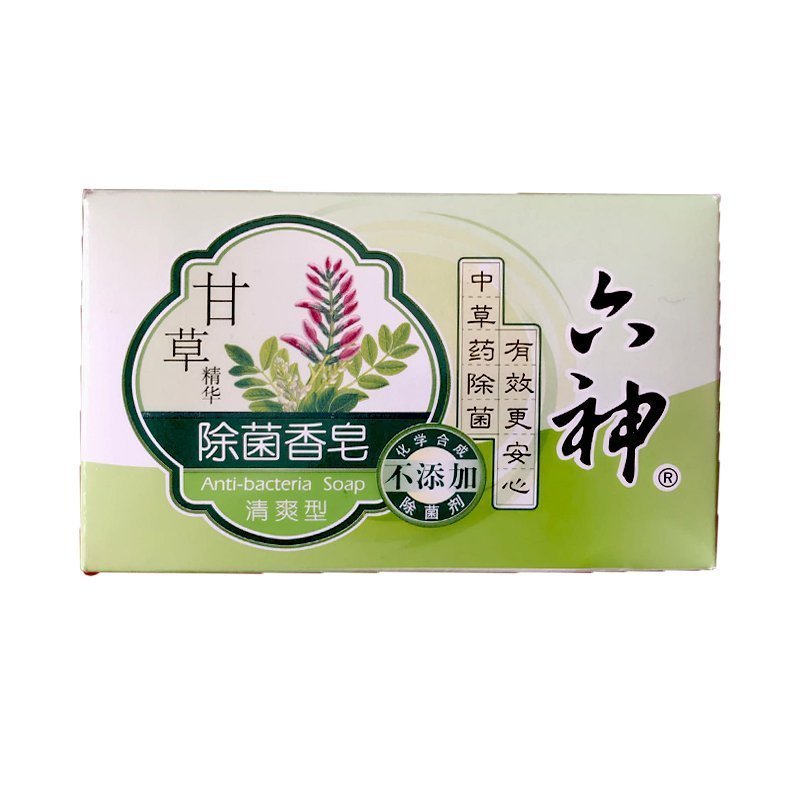 六神 清爽型 甘草除菌香皂 125g(块)