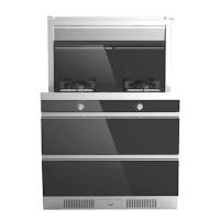 海尔燃气灶JJZT-J9E3(12T)2灶眼侧吸下排技术,吸净率达99.9%,十项全能技术,烟灶联动