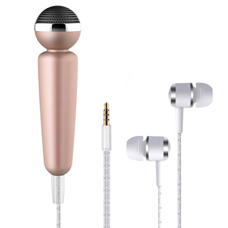 越来越酷IK手机麦克风 电脑话筒全民K歌唱吧喊麦 土豪金