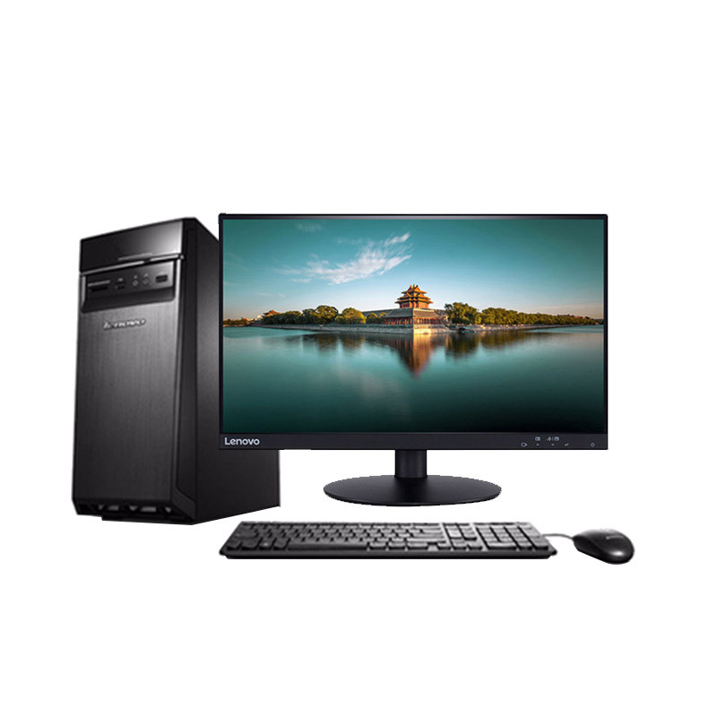 联想(Lenovo)H5050 商务办公家用游戏台式机电脑+21.5英寸IPS双超液晶I3-4170 4G500G 2G