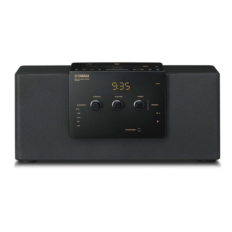 雅马哈(Yamaha)TSX-B141 迷你音响 CD播放机 USB音响 桌面一体式蓝牙音箱 黑色