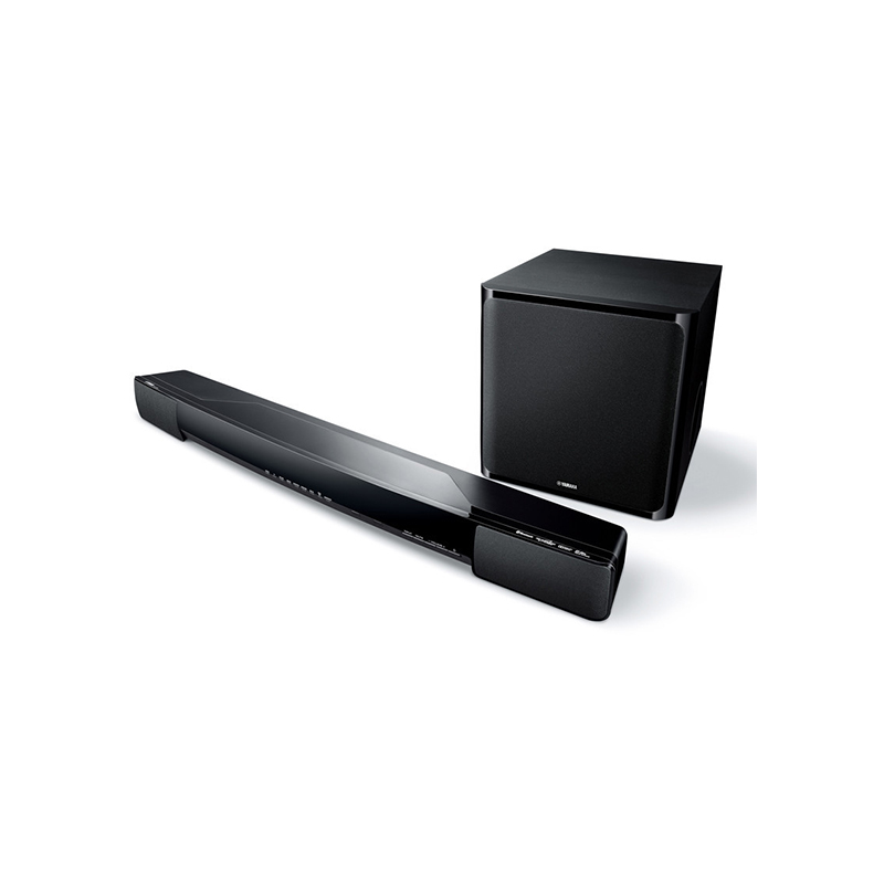 雅马哈(Yamaha)YAS-203 家庭影院音箱 回音壁条形电视音响 蓝牙音箱 无线低音炮 黑色