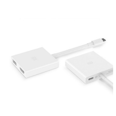 小米 MI 笔记本USB-C至HDMI多功能转接器 转换器 支持USB3.0高速输出 USB3.1,5Gbp高速数据接口