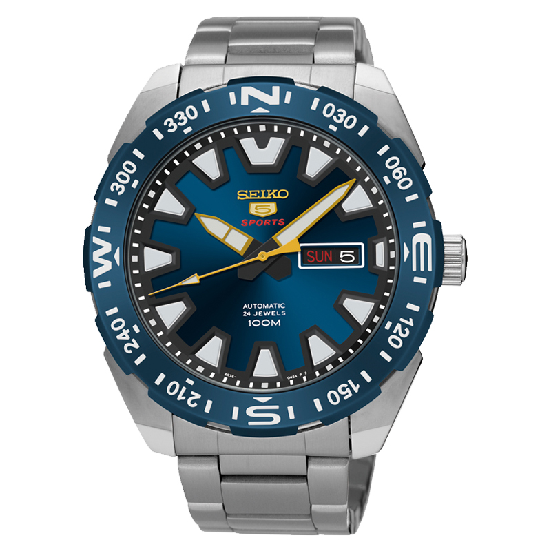 精工( SEIKO) 手表 精工5号系列智慧夜光防水运动男士腕表SRP747J1
