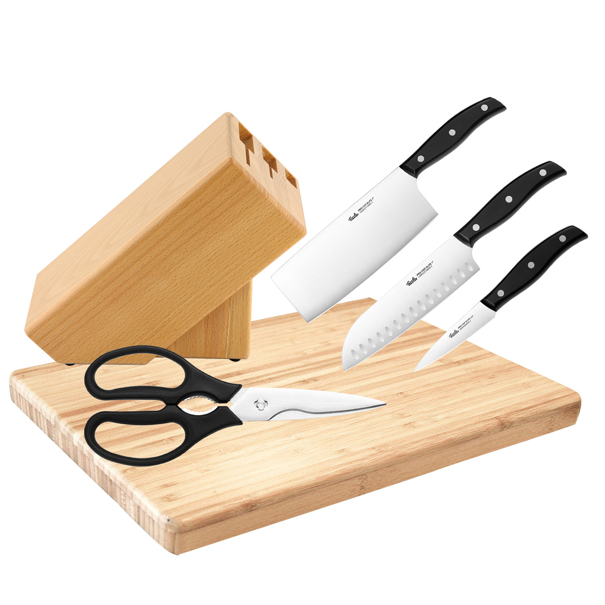 菲仕乐(fissler) 刀具套组 TZ00000489 中式菜刀多用刀 专刀专用 6件组