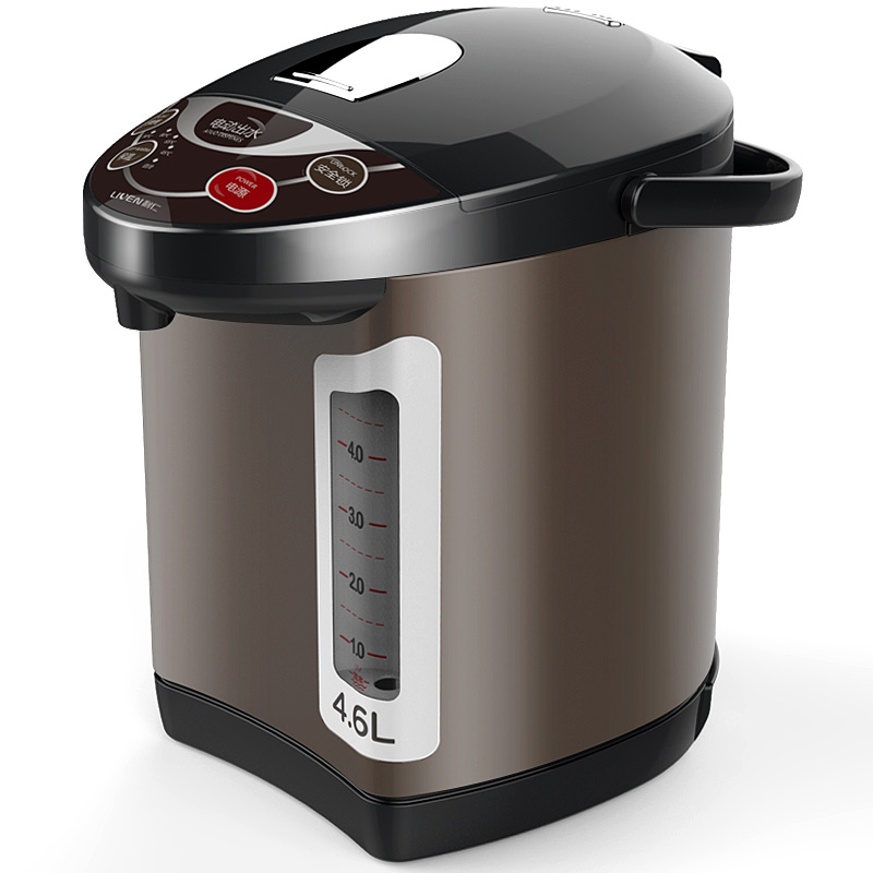 利仁(Liven)SP-A4600 304不锈钢 电水瓶 4段控温 三层隔热 一键再沸腾 智能安全锁 电水壶