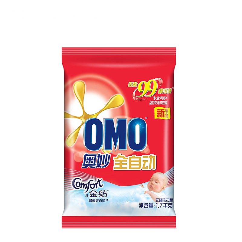 奥妙 全自动含金纺温和馨香精华无磷 洗衣粉 1700g(袋)