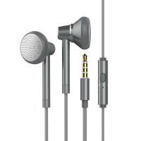 BYZ SM538入耳式塞式 有线控 金属低音炮线控耳机oppo小米vivo通用重低音 银色