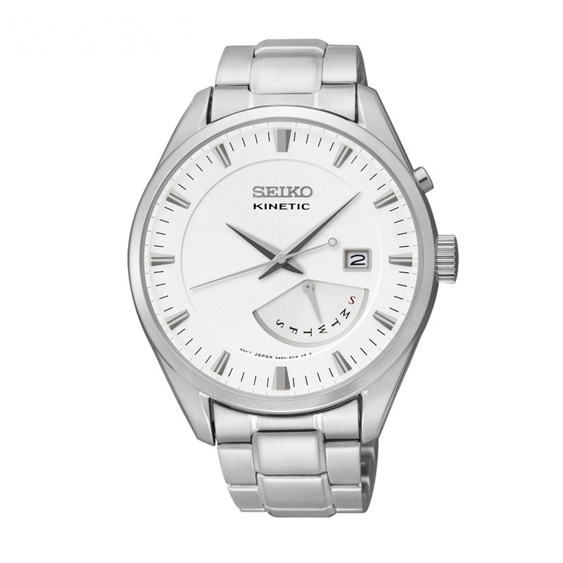 精工(SEIKO)手表 Kinetic系列人动电能商务休闲男表SRN043J1