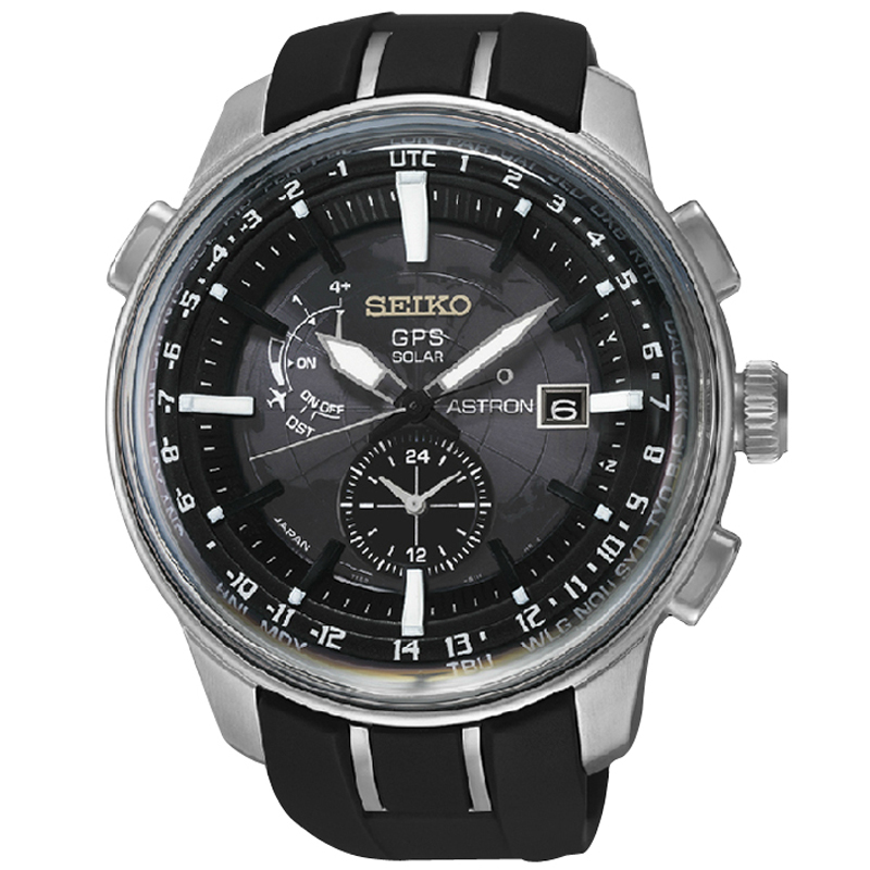 精工（SEIKO）手表 Astron原装进口GPS自动校时太阳电能休闲防水运动男表SAS031J1