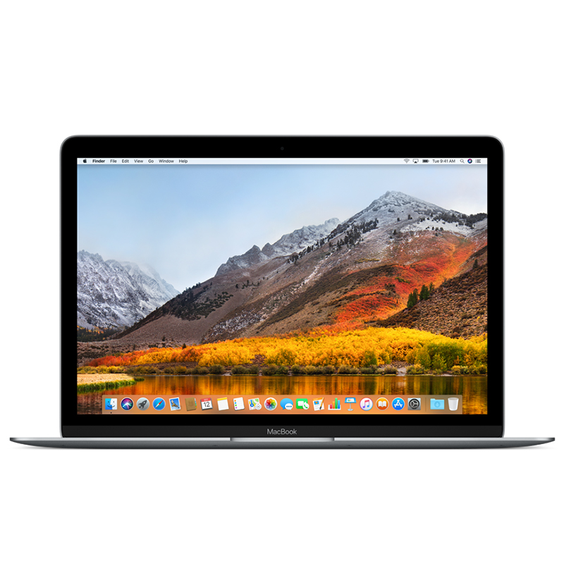 Apple MacBook 12英寸笔记本电脑(Core M3 8G 256GB MNYF2CH/A 深空灰) 轻薄本