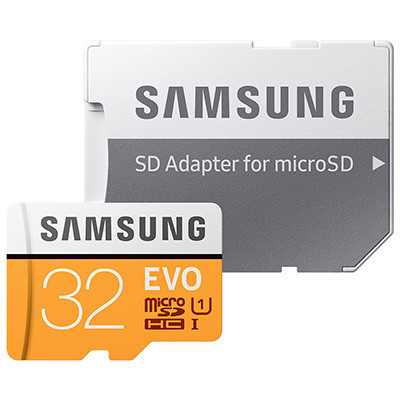 三星TF(MicroSD卡)32G Class10 内存卡(带适配器)适用单反 微单 相机 手机 行车记录仪等存储卡