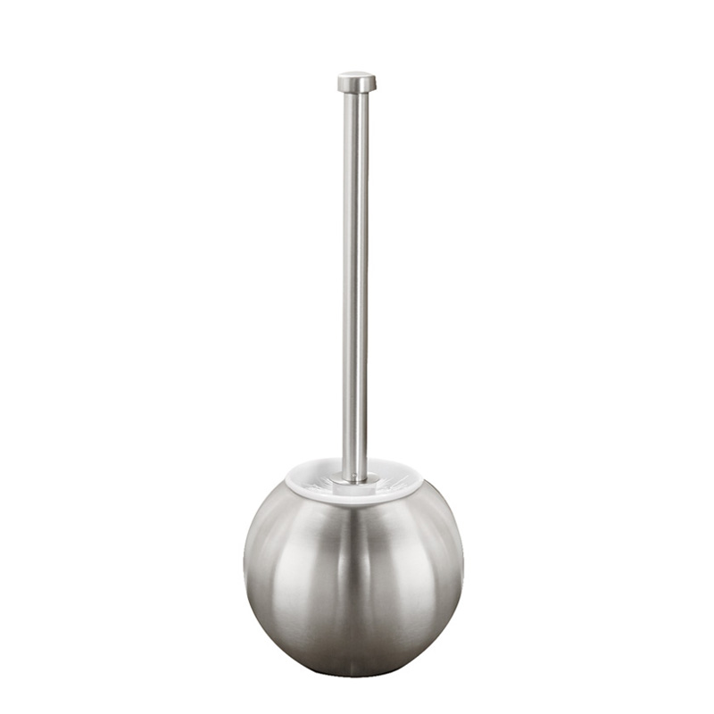 欧润哲(ORANGE) 不锈钢球形马桶刷带底座套装厕所卫生间卫浴清洁工具洁厕刷子单只国产104801