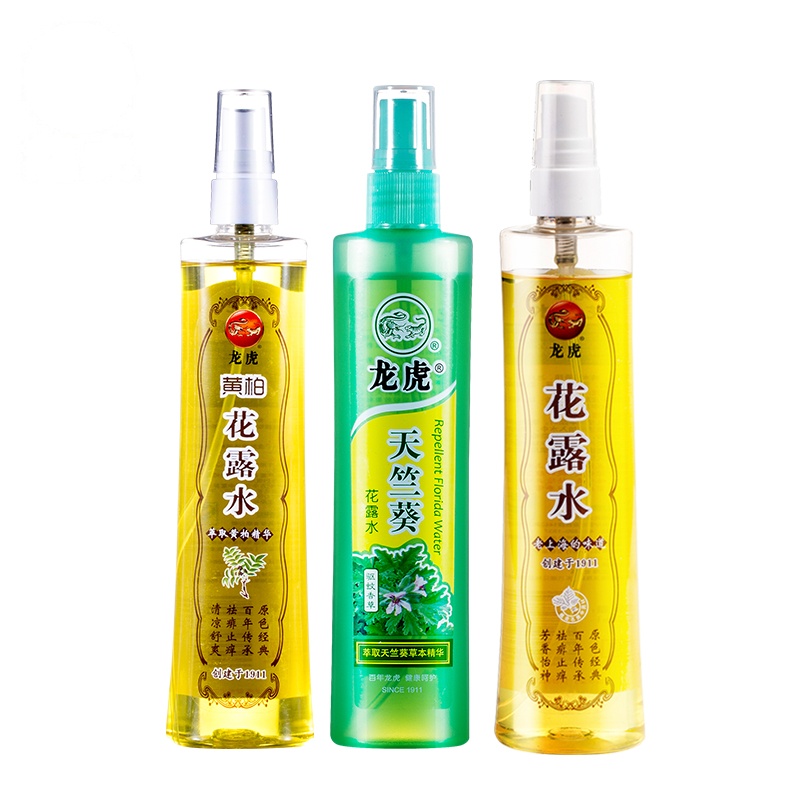 龙虎 祛痱止痒防蚊虫 提神 喷雾 花露水180ml*3瓶 (瓶*3)