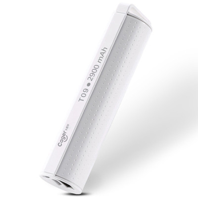 卡格尔(Cager) T09 2900毫安 移动电源/充电宝 轻巧便携 随身应急 小巧迷你 白色