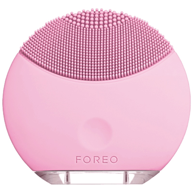 斐珞尔(FOREO) 美容器 LUNA mini 露娜 硅胶电动充电式 声波震动 深层清洁毛孔美容 洁面仪粉红色