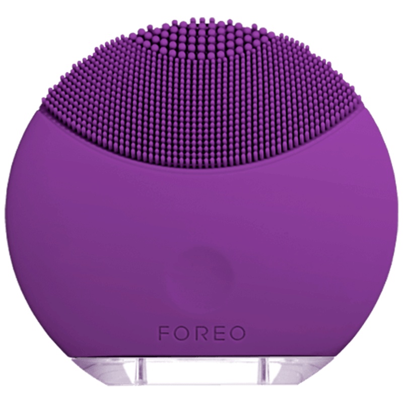 斐珞尔(FOREO) 美容器 LUNA mini 露娜 硅胶电动充电式 声波震动深层清洁毛孔美容 洁面仪海棠紫