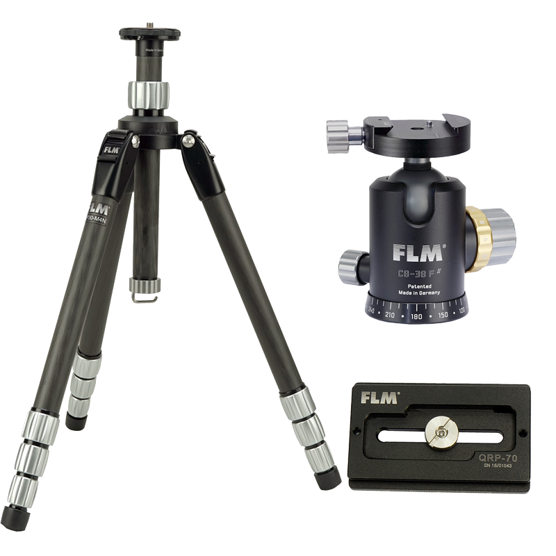 德国孚勒姆(FLM)CP30-M4N+CB38F-S+QRP70碳纤维三脚架云台套装