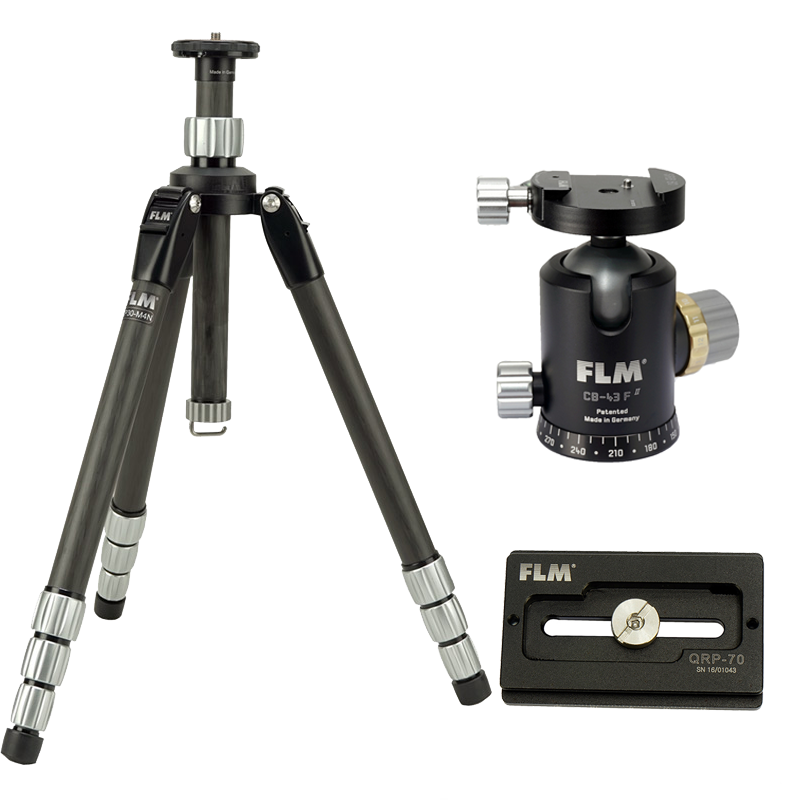 德国孚勒姆(FLM) CP30-M4N+CB43FS+QRP70三脚架云台套装 可反折低角度拍摄