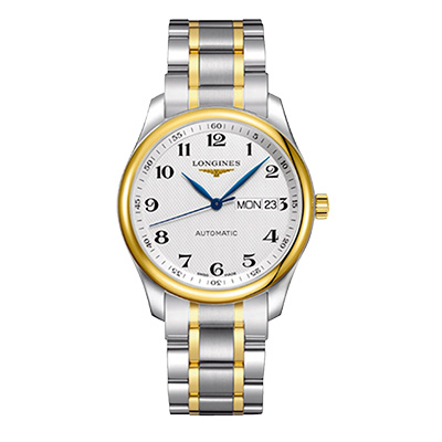 浪琴 名匠 18k金 双日历 机械男士手表 L2.755.5.78.7