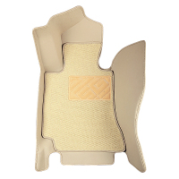 欧铂(oubo)全包围双层纤麻丝脚垫 - 环保系列三件套