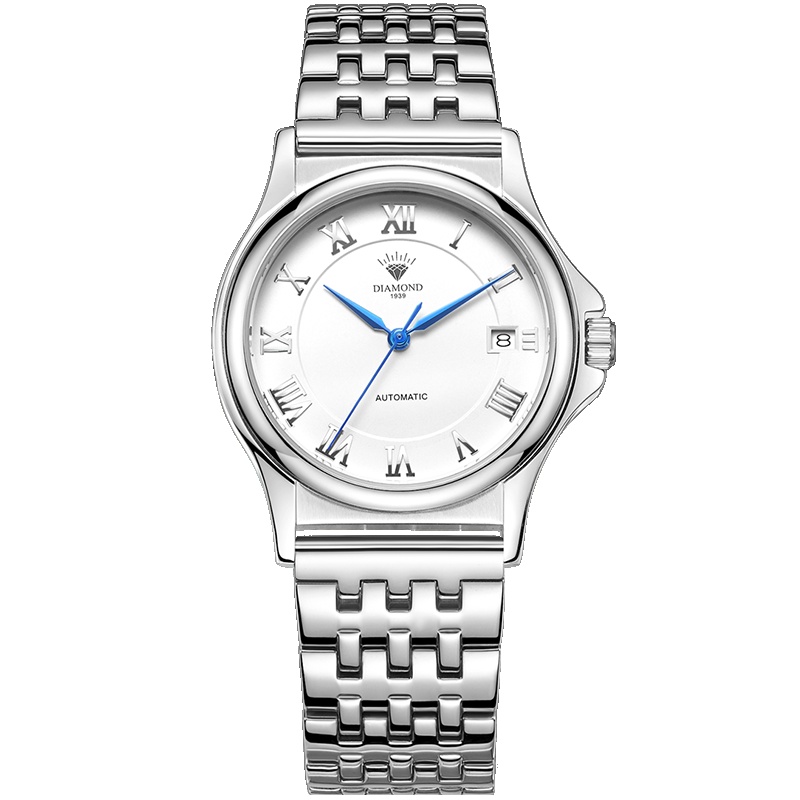 钻石牌(DIAMOND)手表男士全自动机械表休闲钢带t50精钢机械表 男