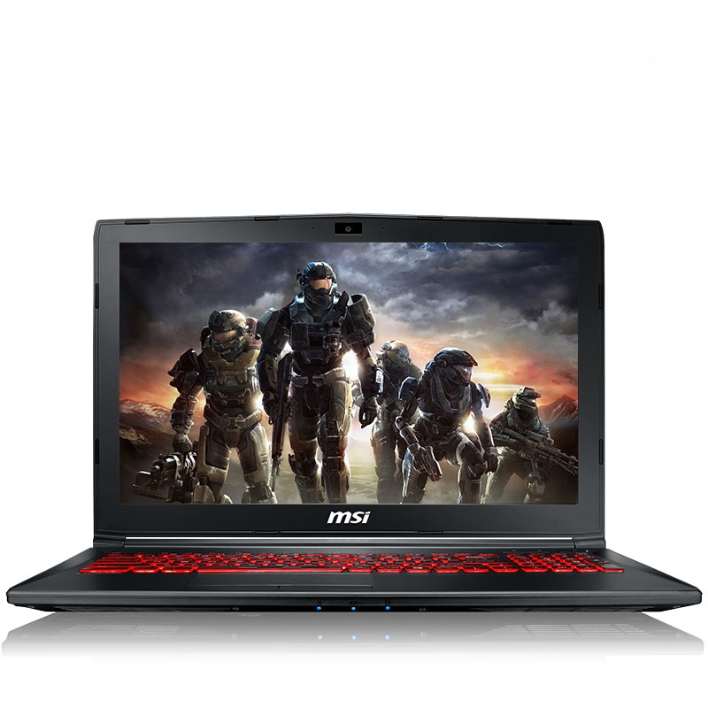 微星(MSI)7RDX-1456CN 15.6英寸游戏本笔记本电脑( I5-7300HQ 8G 1TB GTX1050 4GB 赛睿红色背光键盘)
