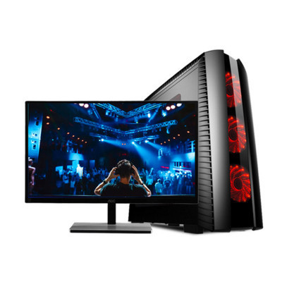 宁美国度(mayn)i5 7400/GT1030独显/1T硬盘搭23英寸显示器 DIY组装机 游戏台式主机 办公整机全套