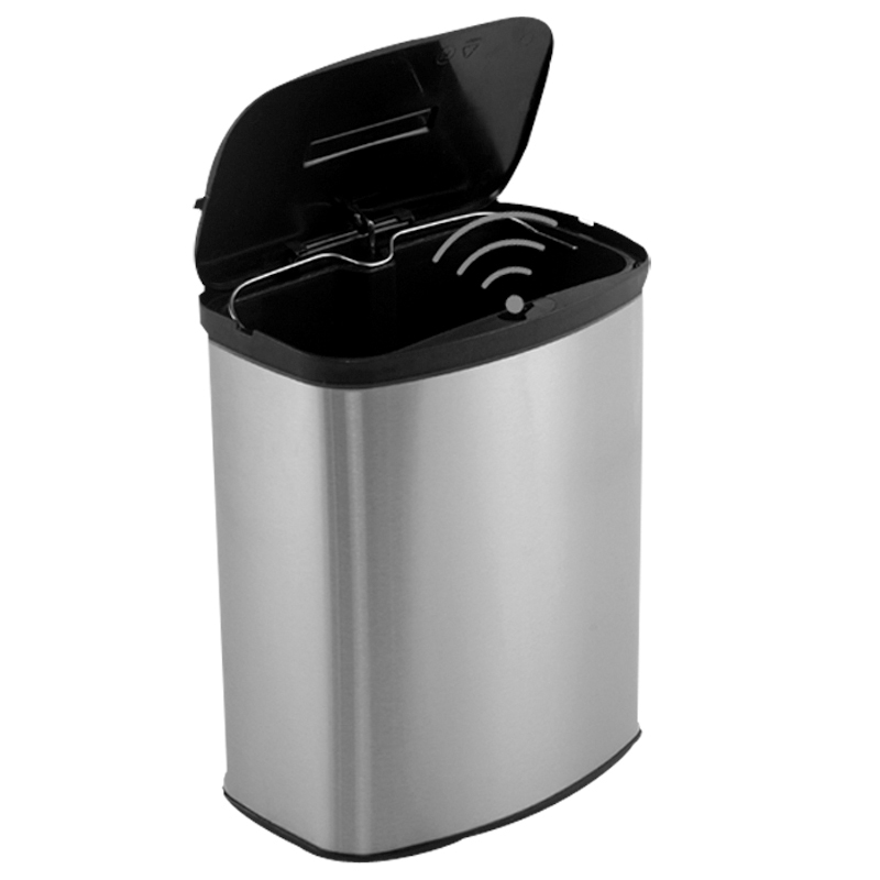 纳仕达(NINESTARS)DZT-8-1N 智能感应垃圾桶(自动合盖 8L 不锈钢桶身)