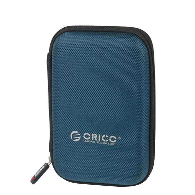 奥睿科(ORICO)2.5英寸硬盘保护包/硬盘保护套/保护盒 多功能数码移动收纳包 防震防水 蓝PHD-25