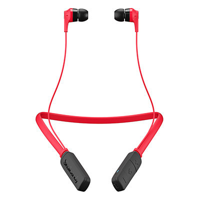 骷髅头(Skullcandy)INK’D 2.0 WIRELESS S2IKW-J335蓝牙运动无线耳机 红色
