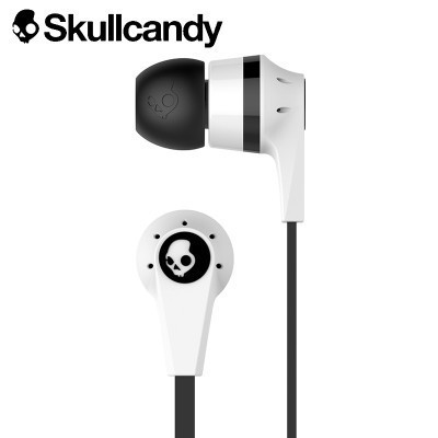 斯酷凯蒂(Skullcandy) INK’D 2.0 IN-EAR S2IKFY-074 便携有线线控通话手机耳机 白色