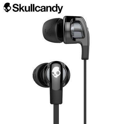 斯酷凯蒂(Skullcandy) SMOKIN’ BUDS 2 S2PGFY-003便携通话音乐手机耳机 黑色