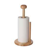 欧润哲(ORANGE) 橡胶木用纸巾架创意时尚家庭餐厅桌上卷纸架卫生间免打孔收纳座109201