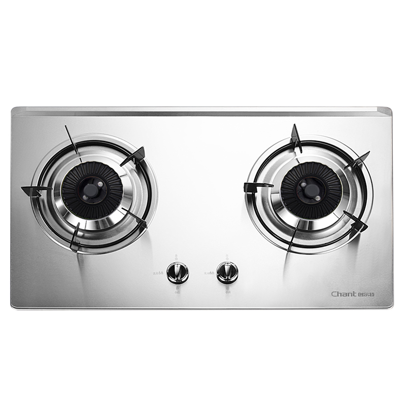 创尔特（Chant）JZY-Q98 37MXR 台嵌两用不锈钢面板双头灶具 液化气 20Y
