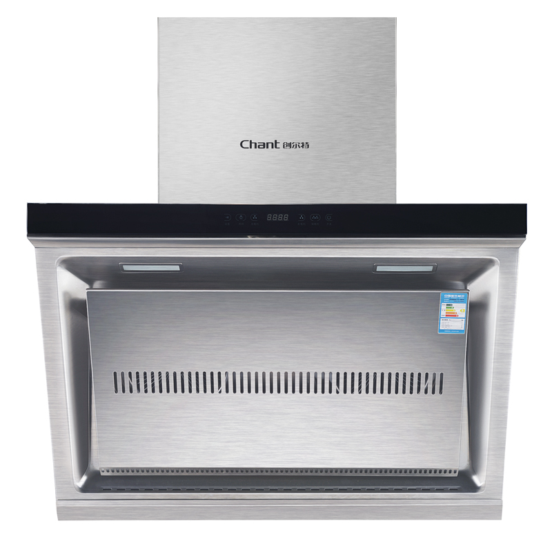 创尔特(Chant) SJB12 侧吸式 自动巡航排烟 不锈钢双电机 电容式触摸控制面板抽油烟机