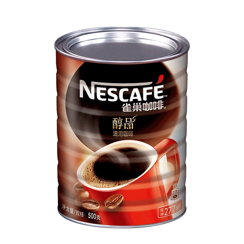 雀巢(Nestle) 醇品咖啡 500g罐装 速溶咖啡
