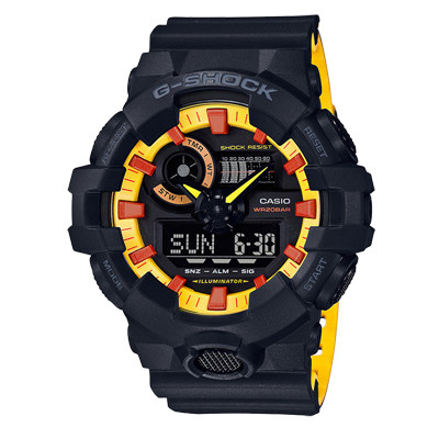 卡西欧(CASIO) 手表 G-SHOCK硬碰硬系列时尚运动防水男表GA-700BY-1A