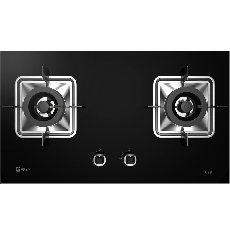 樱花(Sakura)嵌入式燃气灶A38(88G505G) 煤气灶 钢化玻璃 天然气