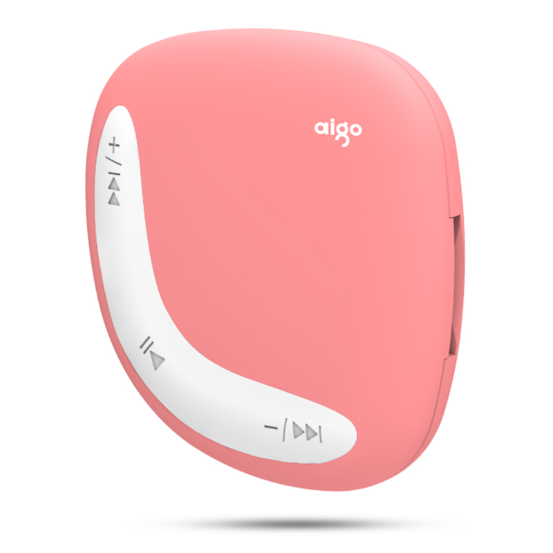 爱国者（aigo）数码播放器小石头MP3-203 迷你学生mp3 无损高音质跑步运动型 时尚轻质 紫色 官方标配无内存